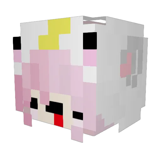 Fishy_Da_FlexoHD Minecraft avatar head, 3D render