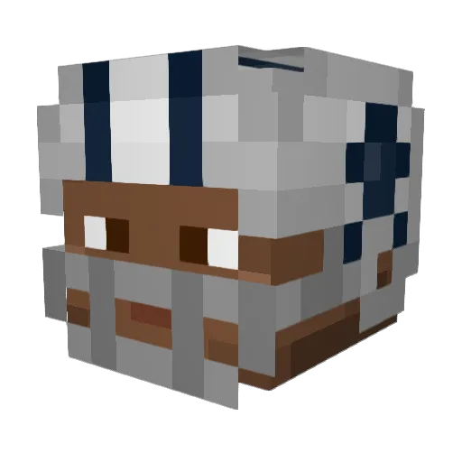 Fishy_op Minecraft avatar head, 3D render