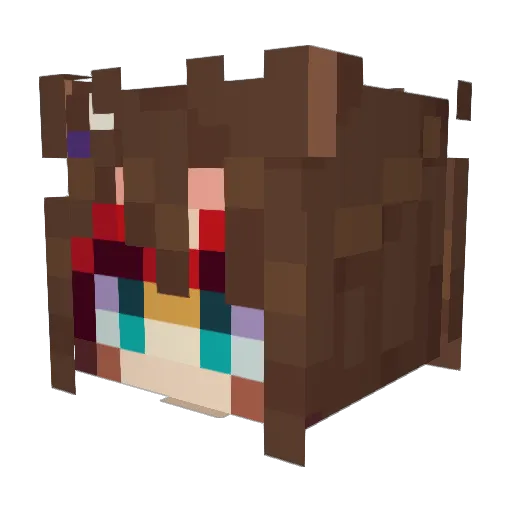 Fishyboi1758 Minecraft avatar head, 3D render