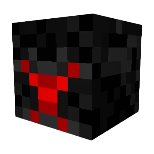 Fisionit Minecraft avatar head, 3D render