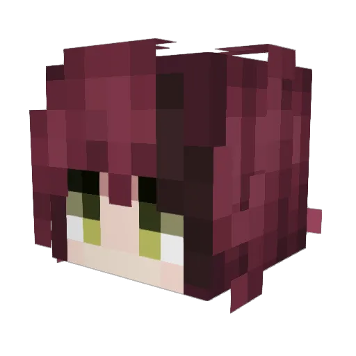FiskEm1 Minecraft avatar head, 3D render