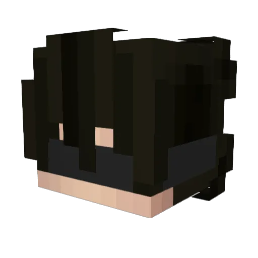 FistMyMicrowave Minecraft avatar head, 3D render