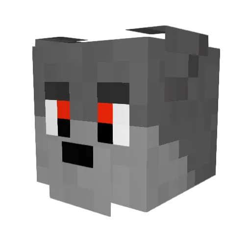 Fist_Gamer Minecraft avatar head, 3D render