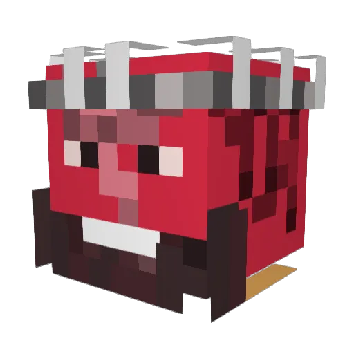 FistimusMaximus Minecraft avatar head, 3D render