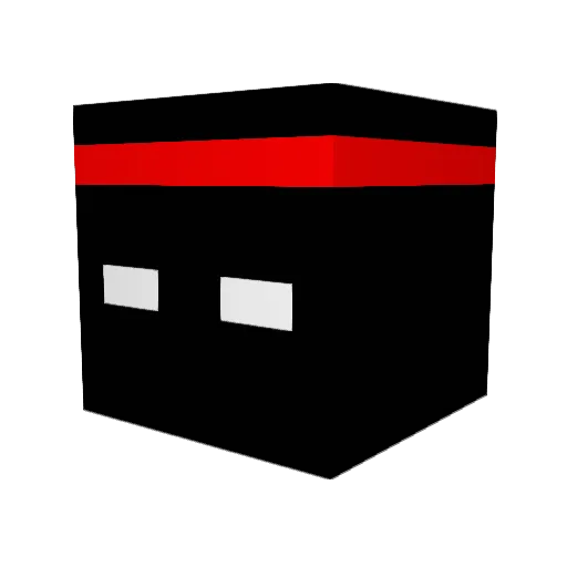 Fit_Piggy Minecraft avatar head, 3D render