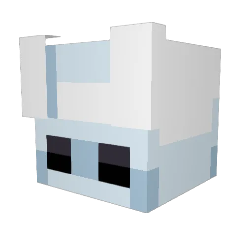 Fites0 Minecraft avatar head, 3D render