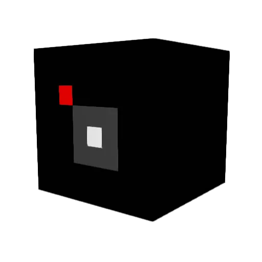 FitzCam Minecraft avatar head, 3D render