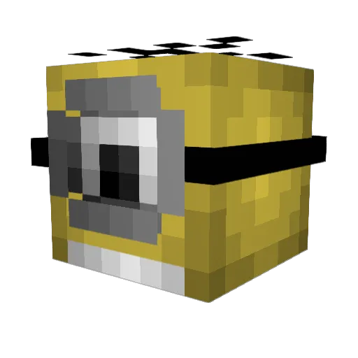 Fitzpaddy Minecraft avatar head, 3D render