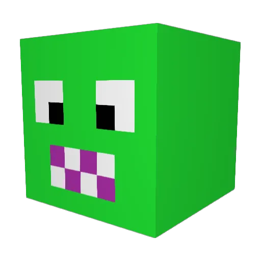 Fitzy6991 Minecraft avatar head, 3D render