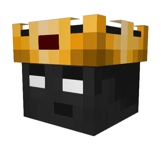 Fiutold Minecraft avatar head, 3D render