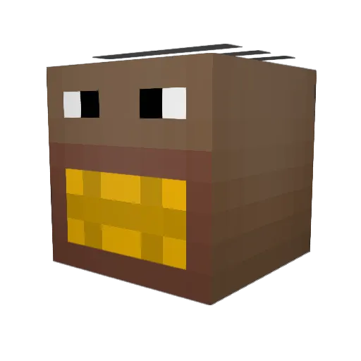 FivFiv1338 Minecraft avatar head, 3D render
