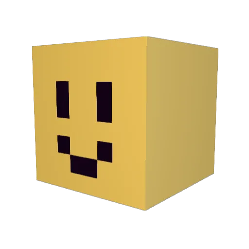 FiveFundredFifty Minecraft avatar head, 3D render