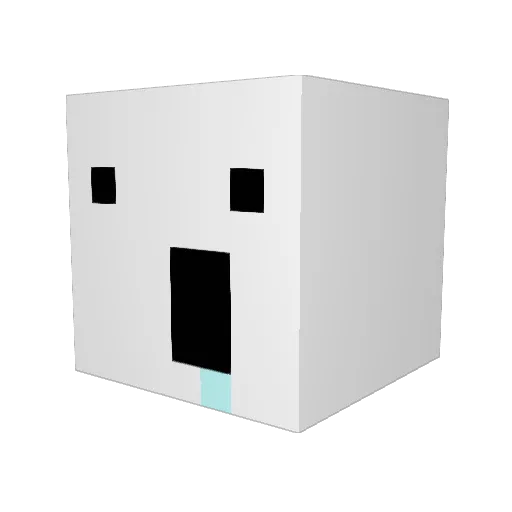 FiveMonth7352 Minecraft avatar head, 3D render