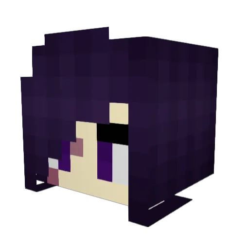 FiveStrongz Minecraft avatar head, 3D render