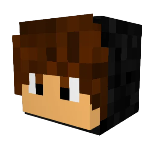 FiveTacos Minecraft avatar head, 3D render