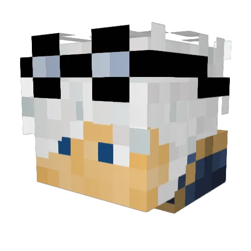 Five_A_Day Minecraft avatar head, 3D render