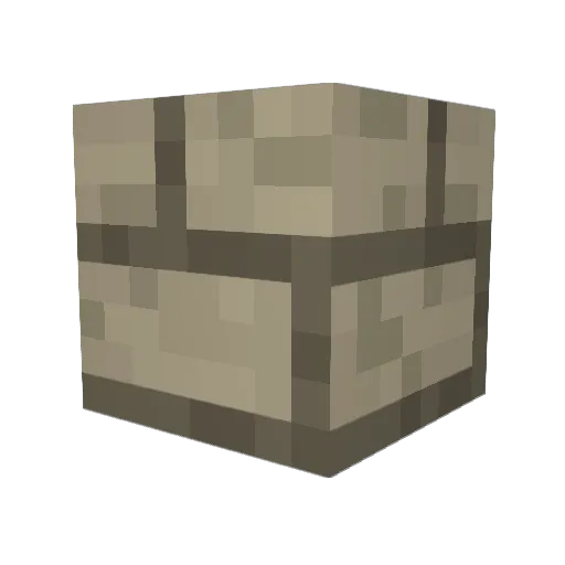 Fiveila Minecraft avatar head, 3D render