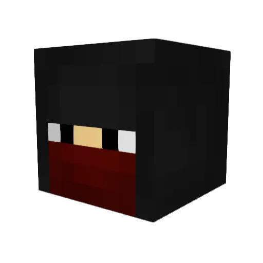 FivesTM Minecraft avatar head, 3D render