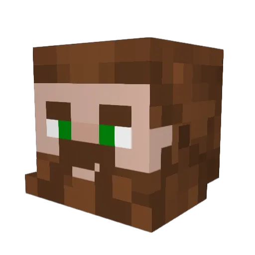 FixBayonetsLads Minecraft avatar head, 3D render