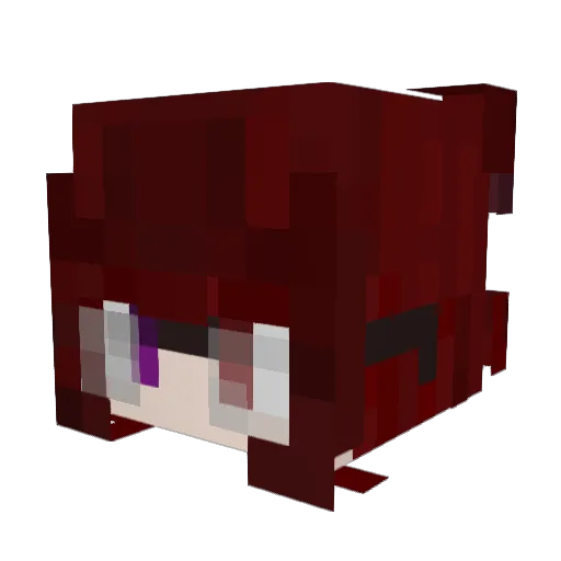 FixLifeZERO Minecraft avatar head, 3D render