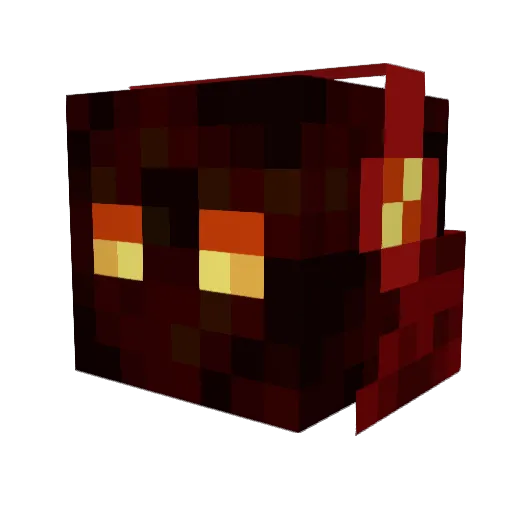 FixableChain6 Minecraft avatar head, 3D render