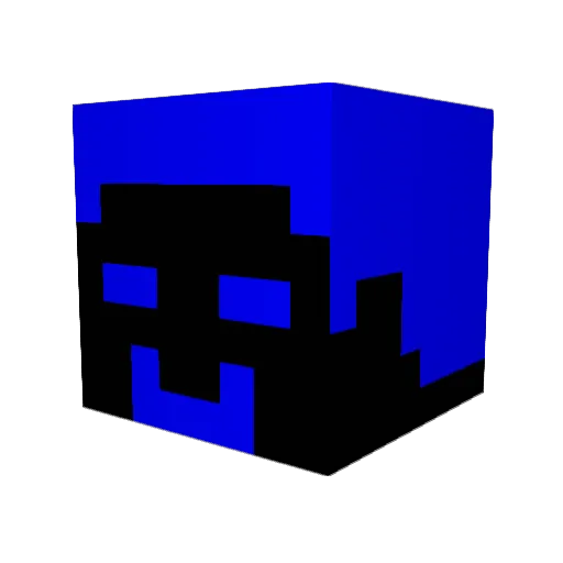 Fixer90 Minecraft avatar head, 3D render