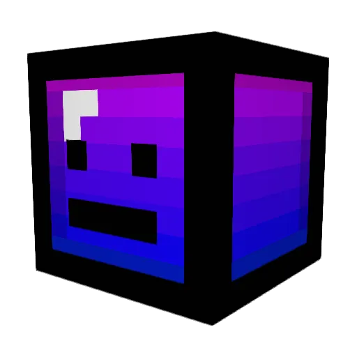 Fixft Minecraft avatar head, 3D render