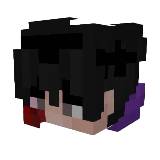 FixieMC Minecraft avatar head, 3D render