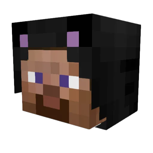 FixitFelixYT Minecraft avatar head, 3D render