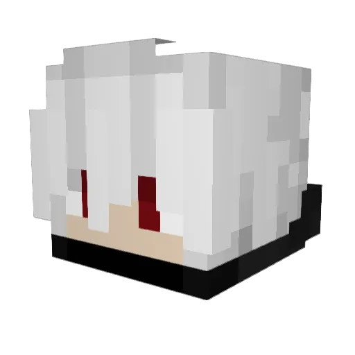 Fixitup Minecraft avatar head, 3D render