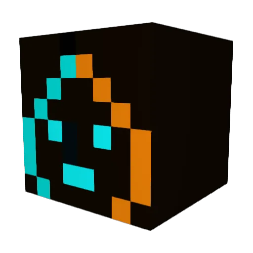 Fizzelyy Minecraft avatar head, 3D render