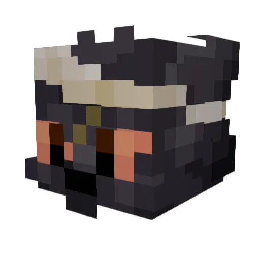 Fizzie__Pop Minecraft avatar head, 3D render