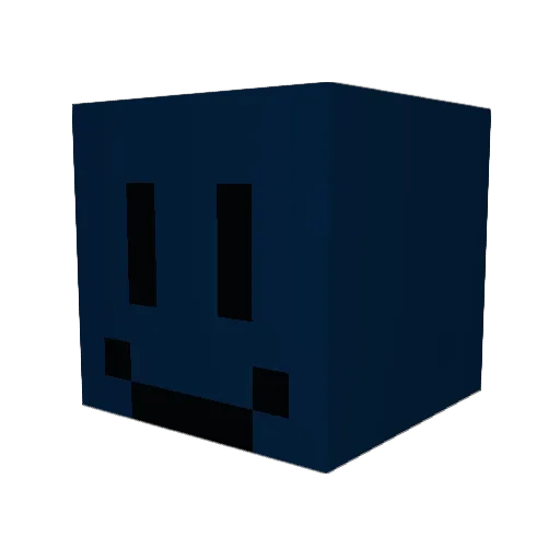 Fizzils Minecraft avatar head, 3D render