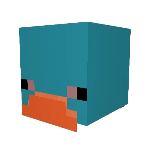 Fizzy127 Minecraft avatar head, 3D render