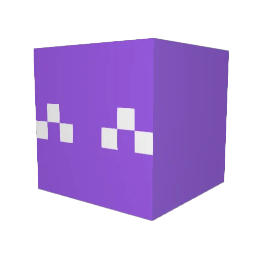 FizzyMercury343 Minecraft avatar head, 3D render