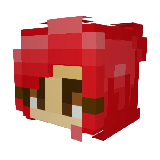 Fizzy_Craft Minecraft avatar head, 3D render