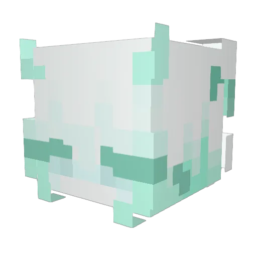 Fizzyphy Minecraft avatar head, 3D render