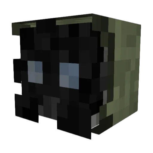 Fjordwind Minecraft avatar head, 3D render