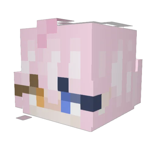 FkImLonely Minecraft avatar head, 3D render