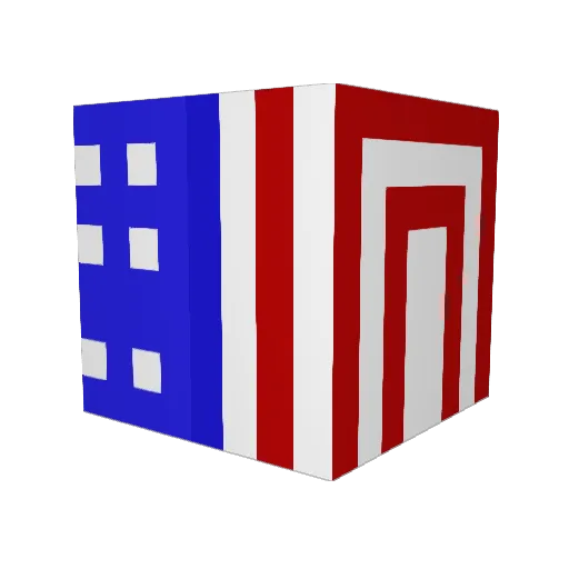 Fkipo Minecraft avatar head, 3D render