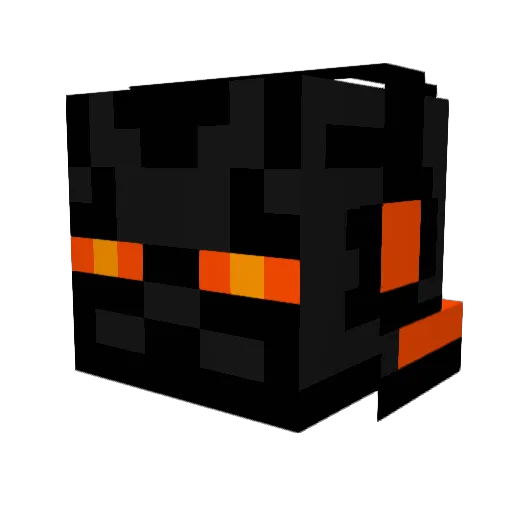 Fl02005 Minecraft avatar head, 3D render