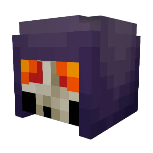 Fl1ck3r_1 Minecraft avatar head, 3D render