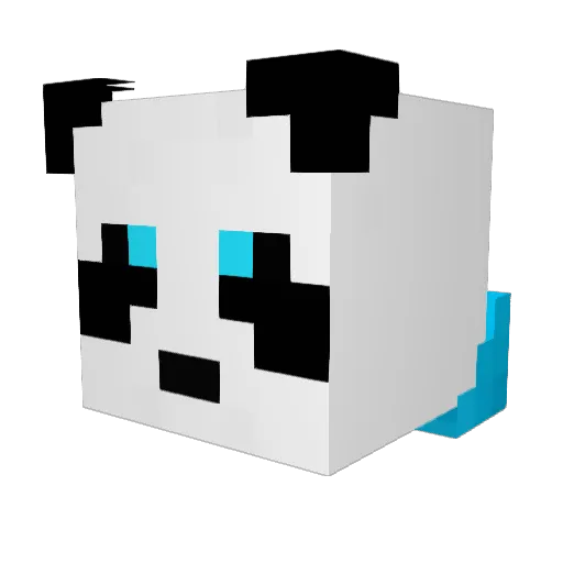 Fl4mBeRG Minecraft avatar head, 3D render
