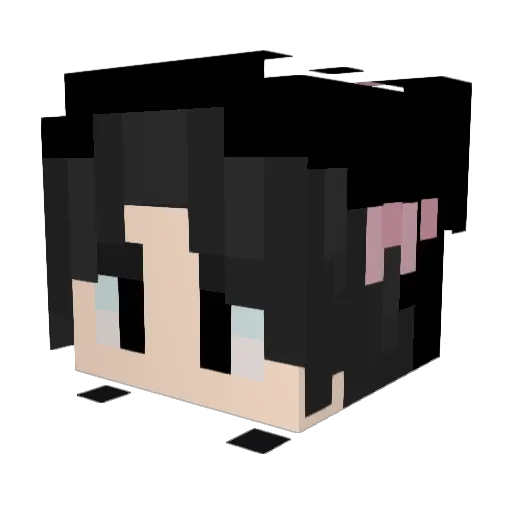 FlNuno Minecraft avatar head, 3D render