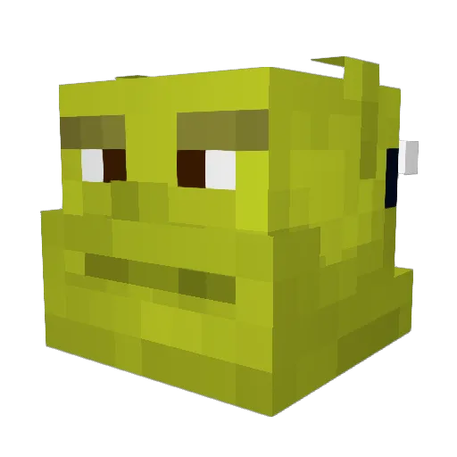 FlREFRED Minecraft avatar head, 3D render