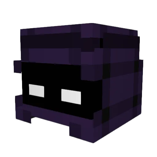 FlaASD Minecraft avatar head, 3D render