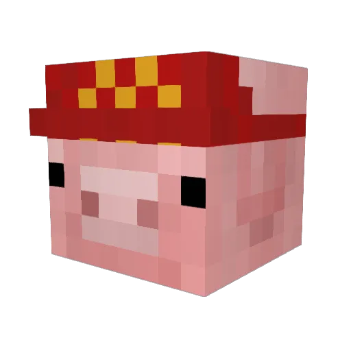 FlaFon09 Minecraft avatar head, 3D render