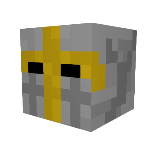 Flaavi1 Minecraft avatar head, 3D render