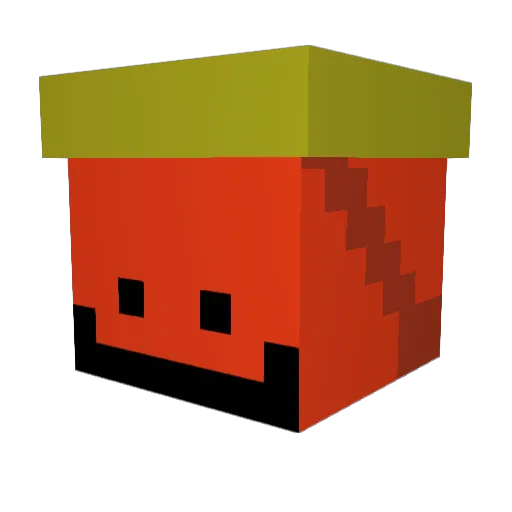 Flabben_podaj Minecraft avatar head, 3D render