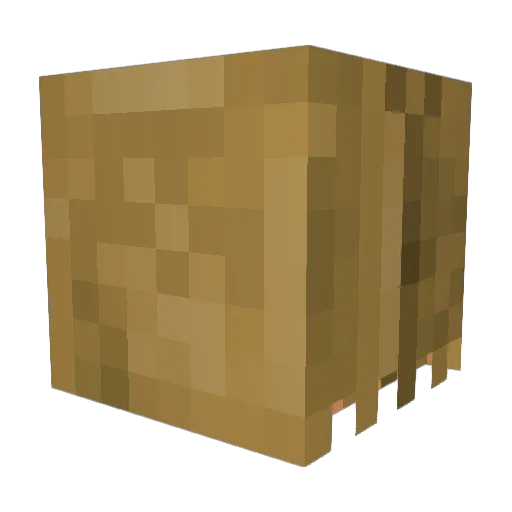 Flabberty Minecraft avatar head, 3D render